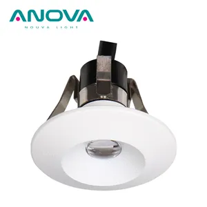 Aluminium Ip65 Inbouw Spot Licht Buiten Waterdicht Ronde 14Mm Uitsparing 1W Inbouw Mini Downlight