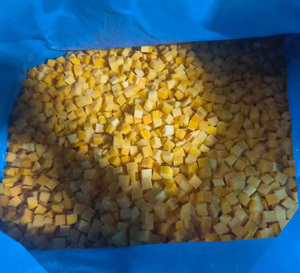 Citrouille surgelée pelée, coupée en dés, en morceaux, en blocs ou en cubes – Légumes surgelés en vrac non sucrés, sans congélation, à prix de gros - Product Image 1