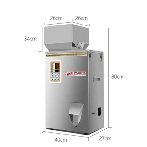 Machine de remplissage de sachets de poudre détergente pour le thé, double buse, en acier inoxydable 304 - Product Image 6