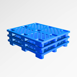 Paleta de Plástico con Rejilla de Nueve Patas, 4 Vías, HDPE, Carga Dinámica de 2.0T, para Almacenamiento en Almacén, Uso con Montacargas - Product Image 5