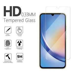 Verre trempé HD 0.33mm 9H pour Samsung Galaxy A34 A52 A52s A54 A53 A51 5G S20FE S23 Plus Film de <span class=keywords><strong>protection</strong></span> d'écran en verre - Product Image 2
