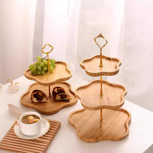 Многослойная тарелка для фруктовых конфет для дома, для гостиной, журнальный столик, трехслойная тарелка для закусок, подносы для хранения послеобеденного чая - Product Image 3