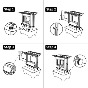 ZT-028 Huile spéciale portable en acier inoxydable pour lampes à pétrole et réchauds de camping pour activités de plein air et randonnée - Product Image 4