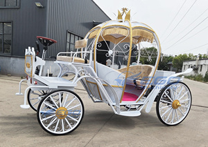 Carruaje Eléctrico sin Caballos Estilo Europeo, Exclusivo para Princesas, Carruaje Turístico Princesa - Product Image 4
