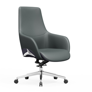 Venta al por mayor nuevo diseño silla de oficina de cuero de alta calidad activa, silla de oficina ergonómica de cuero de <span class=keywords><strong>vaca</strong></span> real - Product Image 3