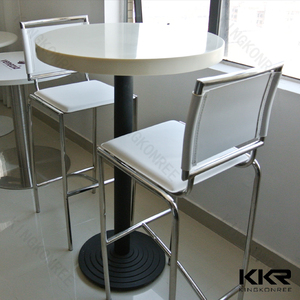 Kkr moderno Mesa de Piedra y silla <span class=keywords><strong>restaurante</strong></span> acrílico superficie sólida mesa de comedor - Product Image 2