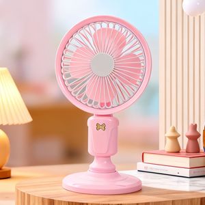 Portable Rechargeable Handheld Fan With Phone Stand 5W DC Motor <b>Battery</b> <b>Operated</b> For Desk Or Travel Use - Product Image 4