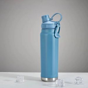 750ML Stainless Steel Vacuum Sports Thermos <b>Flask</b> Tumbler Handle 12-24 Hours Thermal Insulation Portable Outdoor Camping <b>Large</b> - Product Image 6