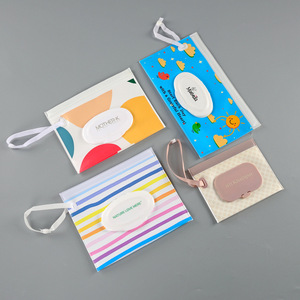 Bolsa de Pañales Portátil con Compartimento para Toallitas Húmedas de EVA, Personalizada e Impresa, Recargable, con Tapa Abatible, Organizador para Viajes de Bebé - Product Image 4
