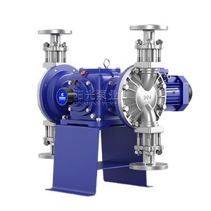 ปั๊มสูบจ่ายสารเคมีแบบไดอะแฟรม รุ่น DJ-D2 ยี่ห้อ Shanghai Sunshine Pump Industry ผลิตจากสแตนเลส ทนแรงดันสูง 5800 ลิตร/ชม. ขับเคลื่อนด้วยมอเตอร์ - Product Image 1
