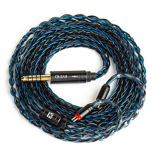 Kbear ST12สายมอนิเตอร์แบบ In-Ear, สายเคเบิลหูฟัง14คอร์ mmcx/ 0.78มม. 2พิน <span class=keywords><strong>tfz</strong></span>/qdc พิน3.5มม. สายอัพเกรดพรีเมี่ยม - Product Image 2