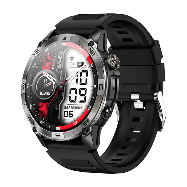 High Quality AMOLED SmartWatch HK08 Round Display Build in GPS IP68 Waterproof Sport Smart Watch Connects One Step