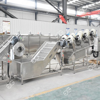 Automatische 500Kg 1ton Continue Droger Knoflook Ui Gember Kurkuma Poeder Productielijn Gedroogde Gember Poeder Prijs Machine