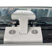 Machine à tricoter à plat entièrement automatique à 2 systèmes de 52 pouces, produite par des usines d'origine chinoise