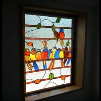 Personalización Directa de Fábrica para Bloques de Vidrio Emplomado, Estructura Sólida, Puerta, Ventana, Iluminación Decorativa, Hecho a Mano, Marca Lovely Guy