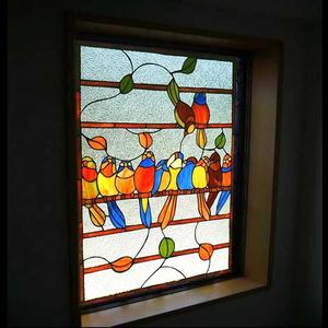 Vitrail Tiffany personnalisé directement de l'usine avec structure solide pour éclairage de portes et fenêtres, décoratif et fait main - Product Image 3