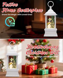 Lámparas de Viento con Patrones Personalizados, Decoración para el Hogar, Lámpara de Vela LED de Navidad, Lámpara de Luz de Vela para Decoración - Product Image 6