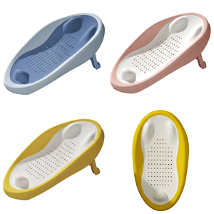 Baignoire pliable ergonomique pour bébé, filet de bain pour <span class=keywords><strong>nouveau</strong></span>-<span class=keywords><strong>né</strong></span>, lit de douche pliable pour nourrisson, prix usine OEM en gros - Product Image 3