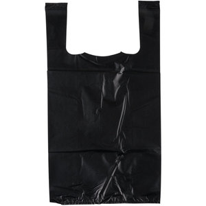 China Factory Shopping <b>Packaging</b> Heat Seal PE <b>Biodegradable</b> T-shirt Bags for Supermarket Use Custom Sizes Available - Product Image 1