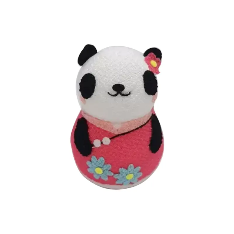 Оптовая продажа, Экологически чистая и Нетоксичная дешевая образовательная кукла-неваляшка Roly-poly Panda, 30*45 мм