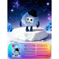 Muñeco de Peluche con IA, Activación por Voz, Conversación Libre, con Bolso de Hombro; Mascota Electrónica para Niños, Emocional