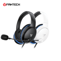 FANTECH Headset Gaming berkabel MH89, mikrofon Omnidirectional 3.5mm TRRS Jack Headset ringan untuk Gaming PC