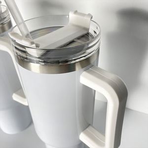 Large Capacity Double Wall Vacuum Sealed Stainless Steel Cup Coffee 40Oz Tumbler With Handle for Sublimation - Product Image 3