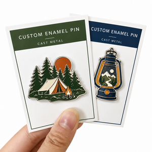 Badges de revers personnalisés en alliage de zinc de haute qualité, plaqués argent, épingles en métal émaillé sur mesure pour cadeau, vente en gros - Product Image 5