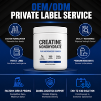 Créatine monohydrate micronisée de haute pureté en poudre 500g, pour la récupération après l'entraînement, booster de force, soutien immunitaire, emballage en bouteille