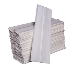 Haute qualité 1ply C plié doux vierge/serviette en papier recyclé 25.4*28cm blanc Kraft pour les toilettes de bureau à domicile en gros - Product Image 4