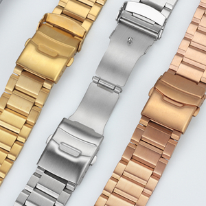 أحزمة ساعات تقليدية شبه منحرف من الفولاذ المقاوم للصدأ, تناسب جميع أنواع أحزمة الساعات المعدنية والأشرطة المعدنية - Product Image 4
