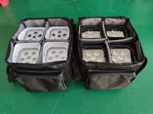 Foco LED de escenario 6x15W RGBWA+UV 6 en 1 con batería recargable, control remoto inalámbrico DMX, luz ascendente LED para bodas - Product Image 5