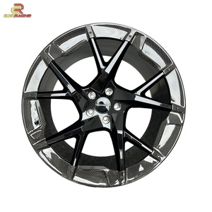 Jantes de voiture en alliage d'aluminium forgé de 20 pouces, 21 pouces, 22 pouces, 23 pouces, 24 pouces avec revêtement en carbone sec pour Lambo URUS - Product Image 1