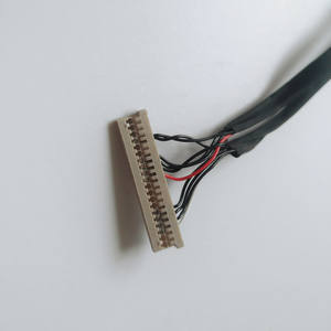 Rakitan Harness kawat konektor kustom Rs232 Dupont Idc 2.54 2*6mm ke Df14 20p kabel datar - Product Image 4