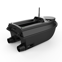 Bateau à appâts de pêche haute puissance 12V de qualité supérieure avec positionnement GPS sans fil et sondeur de poissons, bateau d'alimentation à distance