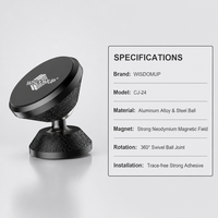 Support magnétique pour smartphone réglable à 360 degrés pour tableau de bord, support magnétique de haute qualité pour téléphone portable, accessoires mobiles
