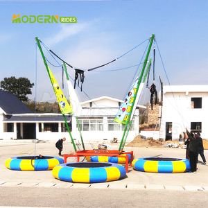 Person Amusement Park Bungee Jumping <b>Trampoline</b> Ride For Kids - Product Image 5