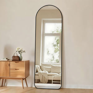 Bathroom Wall-Mounted Full-Length <strong>Arch</strong> <strong>Mirror</strong> with Stand <strong>Tall</strong> Framed Espejo Miroir for Bedroom Makeup Hanging Makeup <strong>Mirror</strong> - Product Image 3