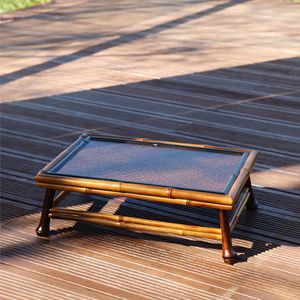 <b>Bamboo</b> Craft Small Tea <b>Table</b> Outdoor Durable Asian Style Tatami <b>Table</b> - Product Image 5