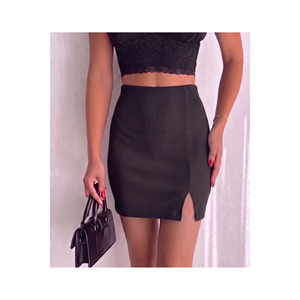 Women's Elastic Waist <b>Mini</b> <b>Skirt</b> 45 Cm Length Seasonal <b>Plus</b> <b>Size</b> - Product Image 2