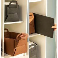 Vente flash : Organiseur de placard pliable multifonctionnel, organisateur de draps de lit, sacs de rangement pour vêtements, panier de rangement pour articles divers