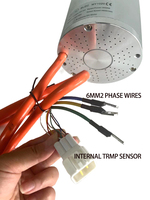 Braket Motor DC Brushless MY1020 Kunray 48V 72V 3000W Khusus untuk Sepeda Motor Listrik, Motor Trail, Sepeda Listrik, dan Skuter