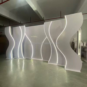 Arco de Luz LED Acrílico Blanco Moderno, Clásico y Profesional de LEDA, Nuevo, para Decoración de Eventos y Salones de Boda - Product Image 6