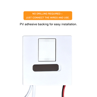 AC100-265V 24W Dimmable Single/3 Warna Opsional Saklar Sensor Sentuh LED Cermin dengan Defogger untuk Cermin Kamar Mandi Hotel