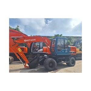 Excavatrice HITACHI EX100WD d'occasion, 10 tonnes, d'origine japonaise, en stock. - Product Image 1