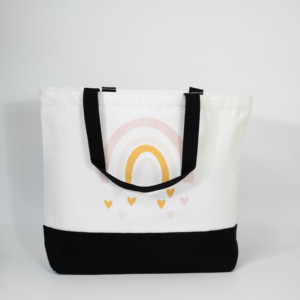 Großhandel Extra große Baumwoll-Einkaufstasche Personal isiert über große lange Schulter Leinwand zum Einkaufen Verpackung Einkaufstaschen - Product Image 2