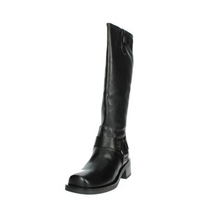 Naomi stivali occidentali marroni al ginocchio da donna con chiusura a Zip e sottoveste in gomma e soletta in gomma per l'inverno autunno primavera - Product Image 6
