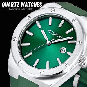 Reloj de Cuarzo de Lujo para Hombre, Cronógrafo Luminoso, Logotipo Personalizado, Resistente al Agua, Correa de Acero Inoxidable, Accesorio de Moda Premium - Product Image 3