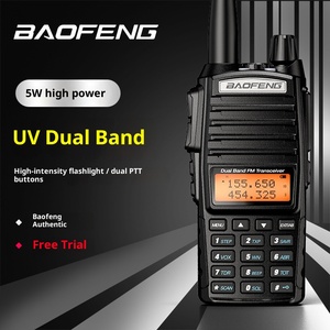 Walkie Talkie de Doble Banda BFUV82, 5W, Largo Alcance 0-5km, Doble Reloj, Doble Transmisión, Auriculares de Radio Bidireccional, 2500-3000mAh, IP25 - Product Image 2