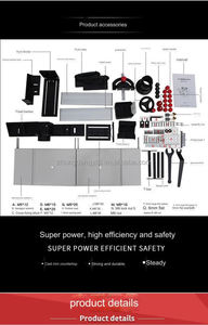 Multifunctional Industrial Wood Planer Machine 220V <b>Bench</b> Planer Motor Multipurpose Thicknesser Woodworking Combination <b>Tool</b> - Product Image 6